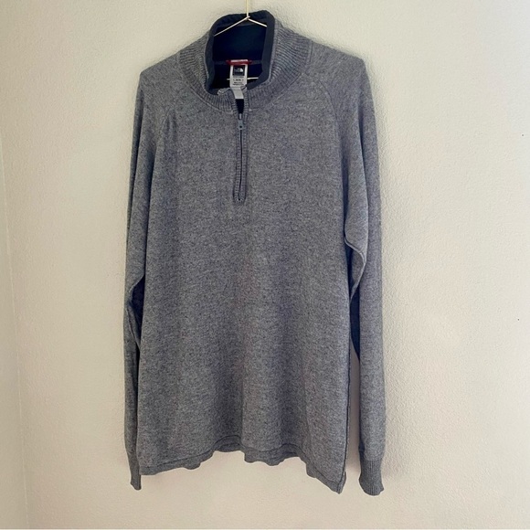 The North Face Wool 1/4 Zip Pullover Size XL - Picture 1 of 6